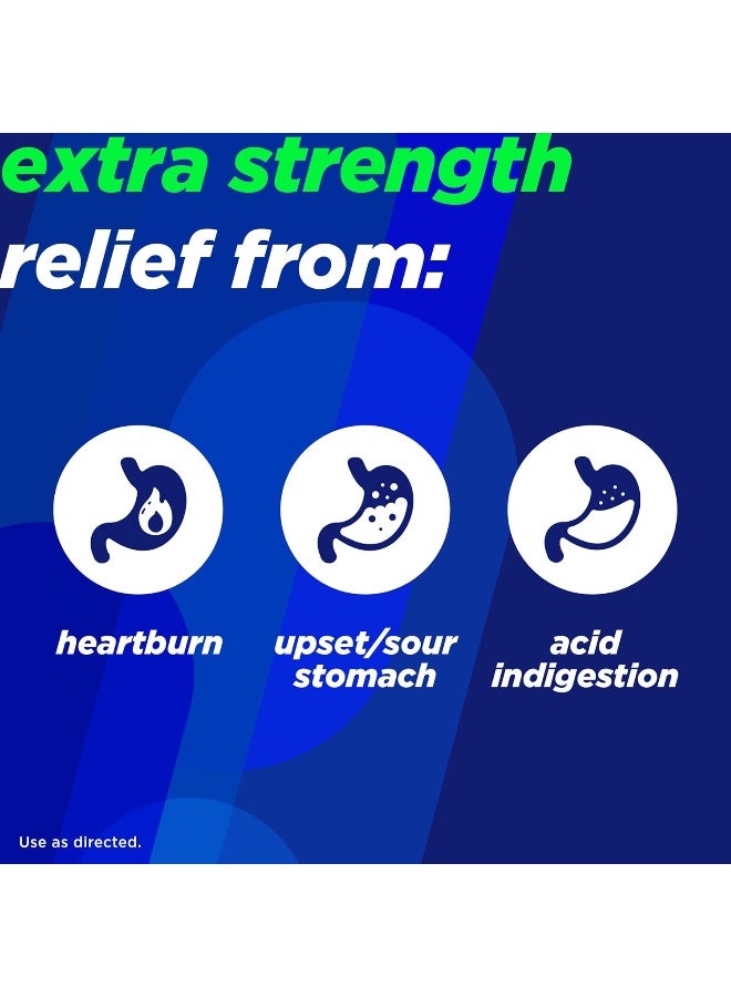 Alka-Seltzer ألكا-سيلتزر أقراص مضغ لتخفيف حرقة المعدة بتركيز إضافي، نكهات فواكه متنوعة، 200 حبة (عبوة من 1) - قد يختلف التغليف - Image 3